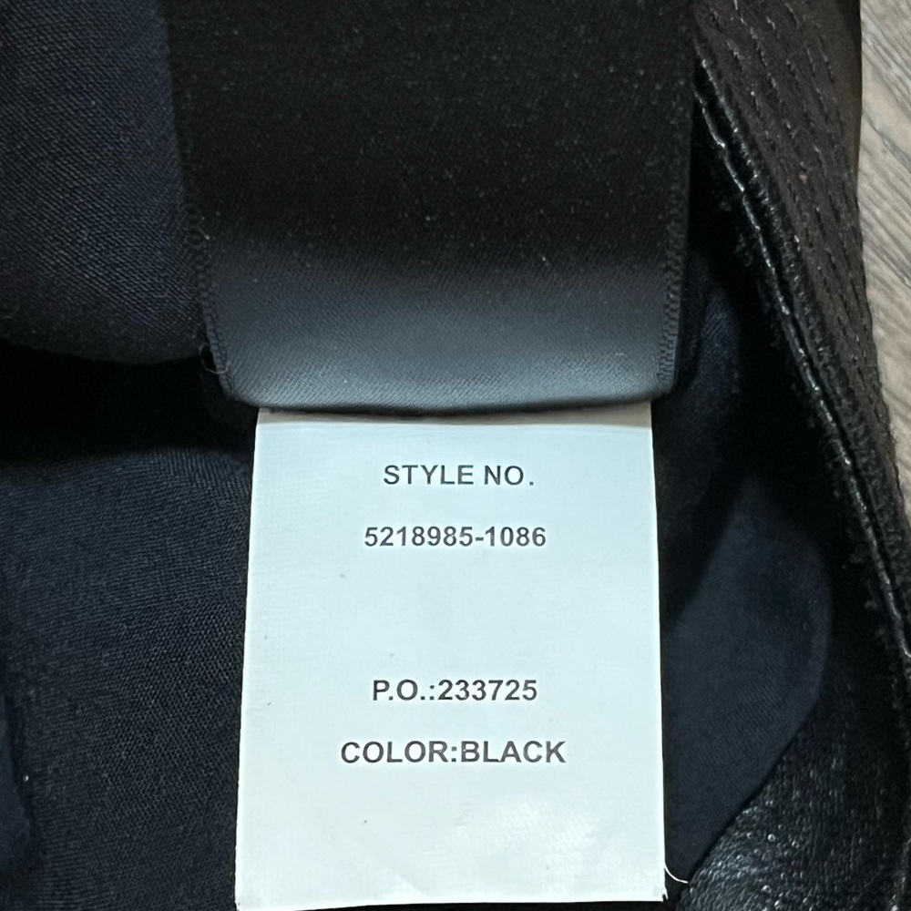 Paige Genuine Leather Moto Jacket Black Cropped Biker Size S Minimal Chic Edgey - Picture 10 of 13